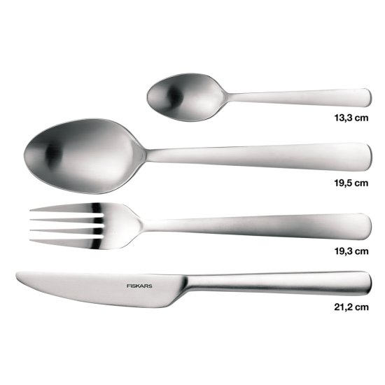 Matná súprava príborov Fiskars 24 ks
