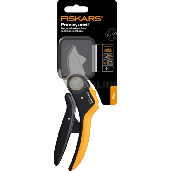Jednočepeľové záhradné nožnice Fiskars Plus P741