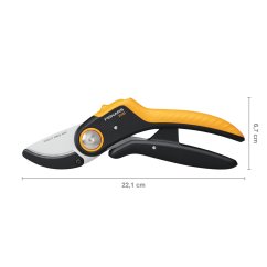 Jednočepeľové záhradné nožnice Fiskars Plus P741