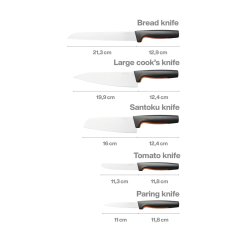Plastový blok s pěti noži Fiskars Functional Form™