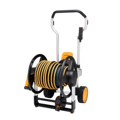 Zavlažovací bubon Fiskars Waterwheel XL manuálny s kolieskami