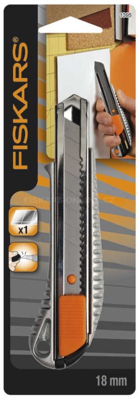 Odlamovací nůž Fiskars celokovový 18 mm