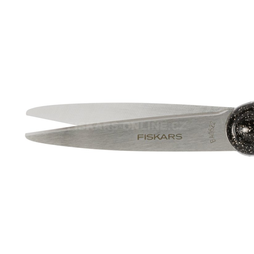 Školní nůžky Fiskars 18 cm (12+), třpytivě černá