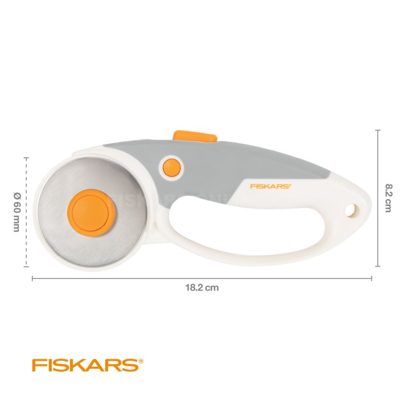 Řezací kolečko na látku Fiskars Titanium 60 mm