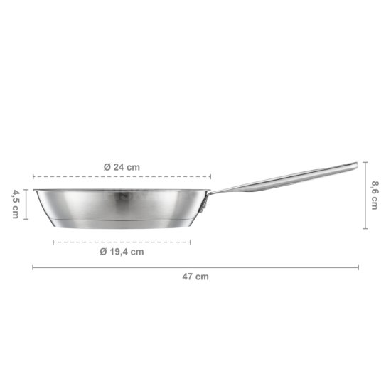 Panvica Fiskars All Steel 24 cm