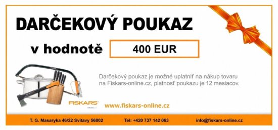 Darčekový poukaz Fiskars 400 €
