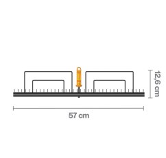 Široké hrábě Fiskars OneClick