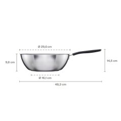 Wok pánev Fiskars Functional Form 28 cm