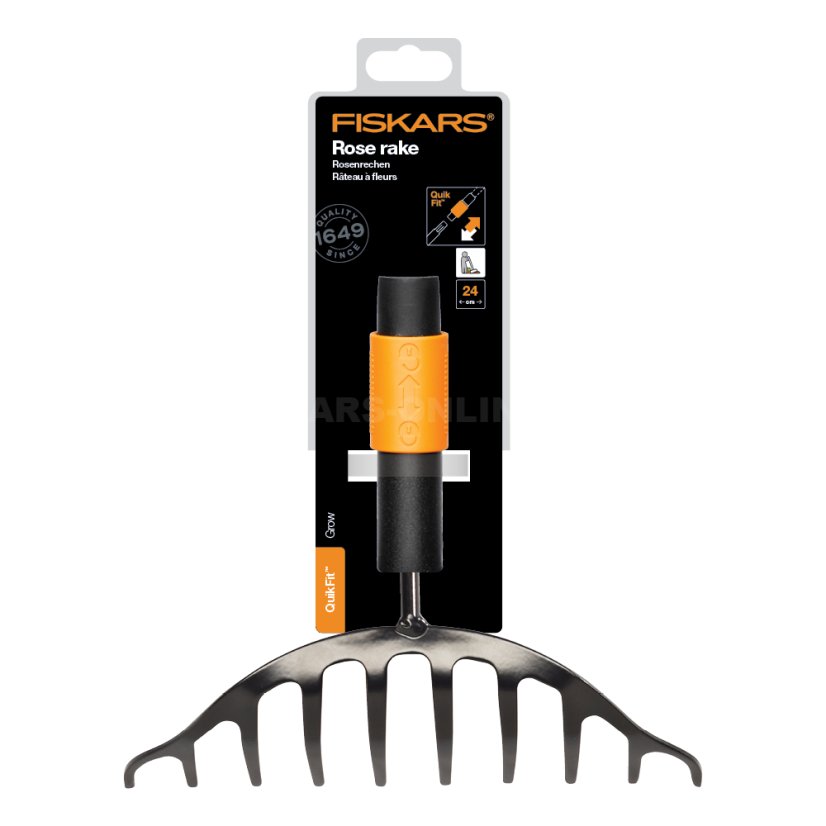 Úzké hrábě Fiskars QuikFit
