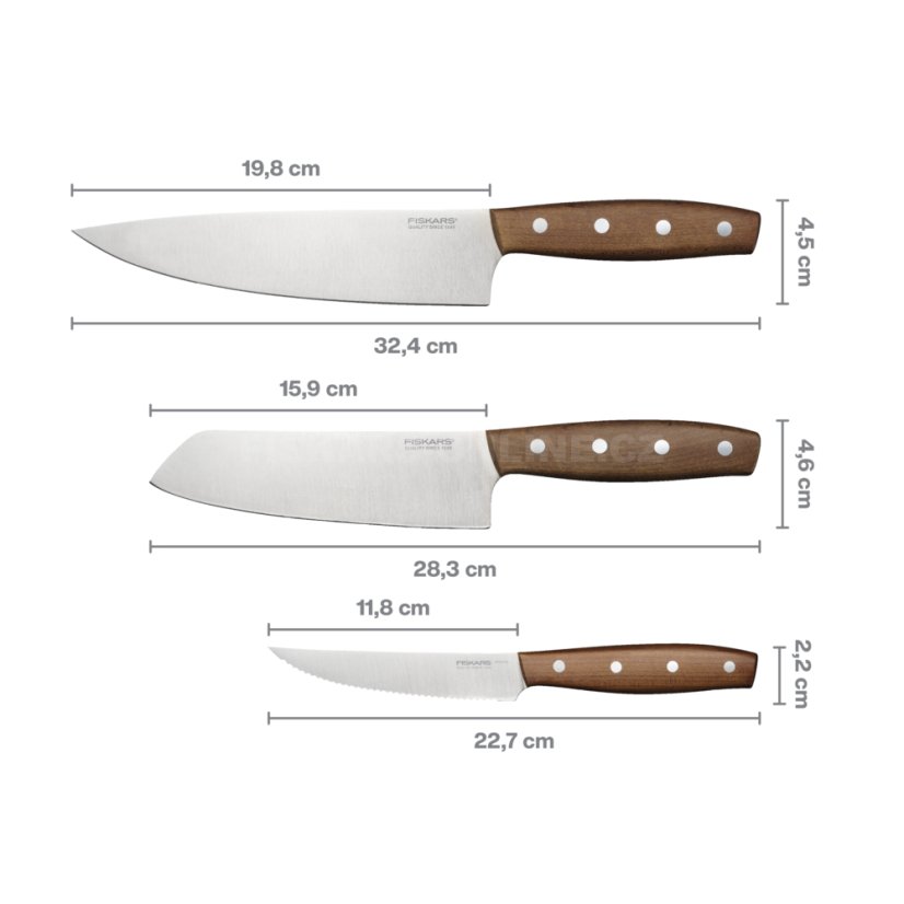 Sada kuchyňských nožů Folken 3ks
