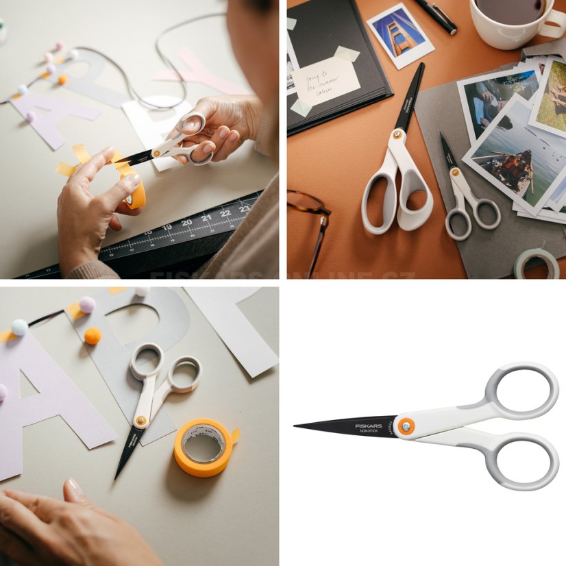 Nůžky Fiskars Non-Stick Micro-Tip™ softgrip