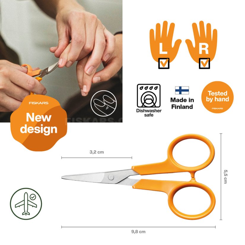 Sada univerzální a manikúrní nůžky Fiskars Classic