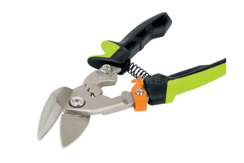Převodové nůžky na plech PowerGear, offsetové pravé