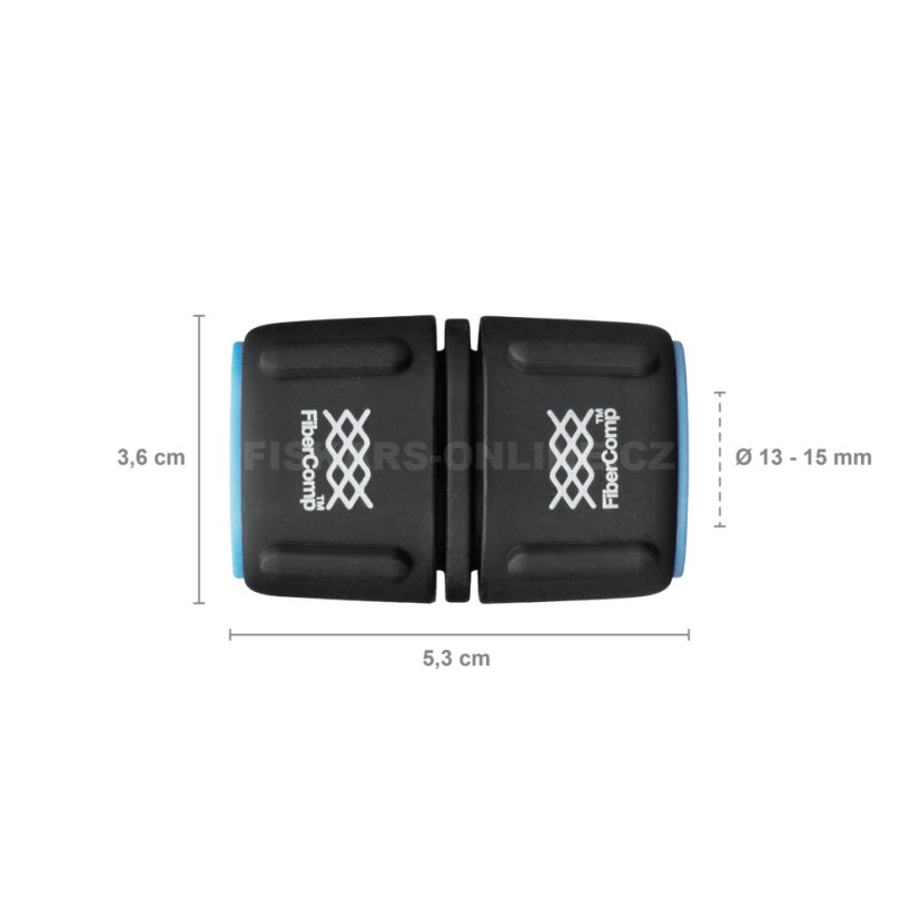 Spojka dvou hadic Fiskars FiberComp 13-15mm (1/2-5/8”)