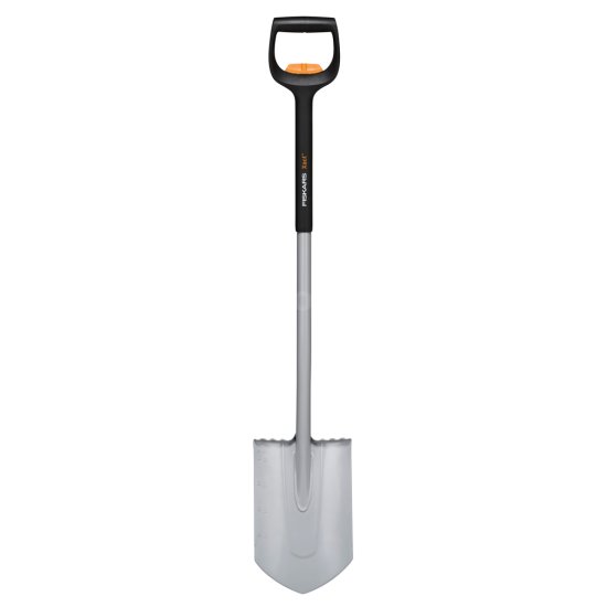 Teleskopický špičatý rýč Fiskars Xact
