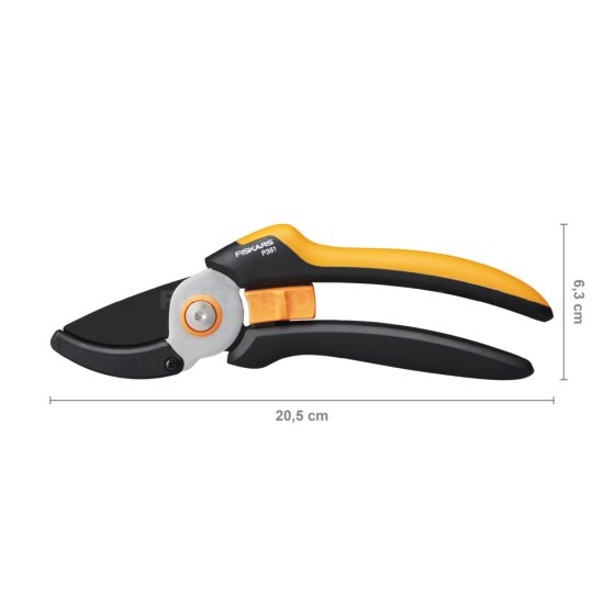Jednočepeľové záhradné nožnice Fiskars Solid P361