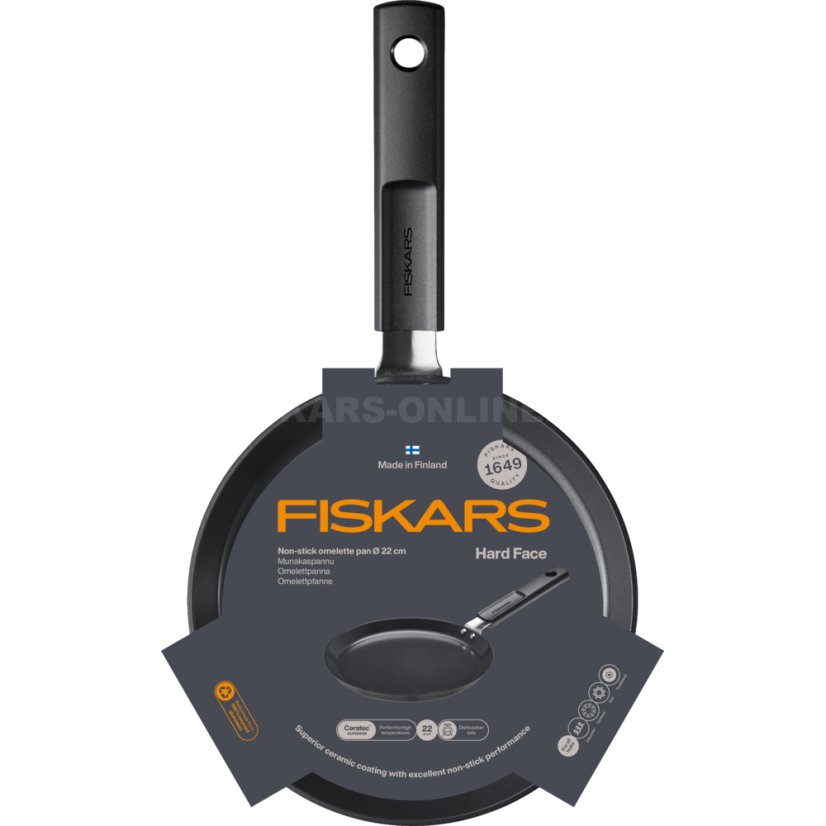 Pánev na omelety, palačinky Fiskars Hard Face