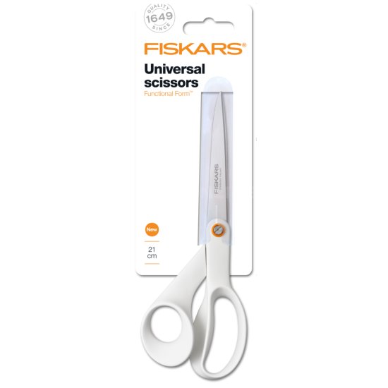 Nožnice Fiskars Functional Form™ 21 cm biele
