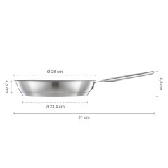Panvica Fiskars All Steel 28 cm