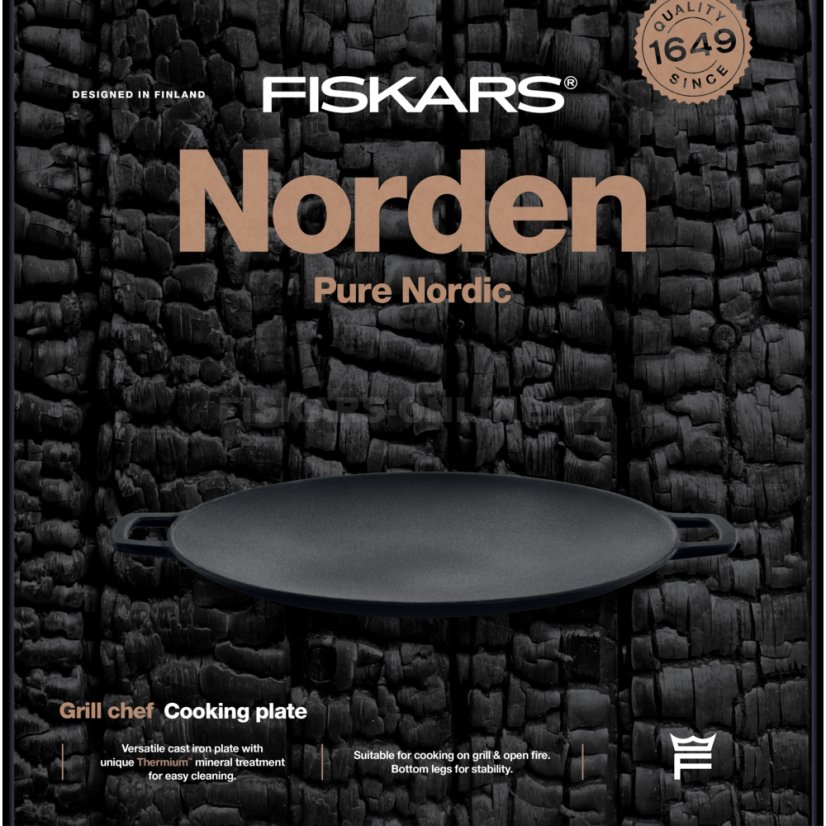 Grill litinový tál Fiskars Chef