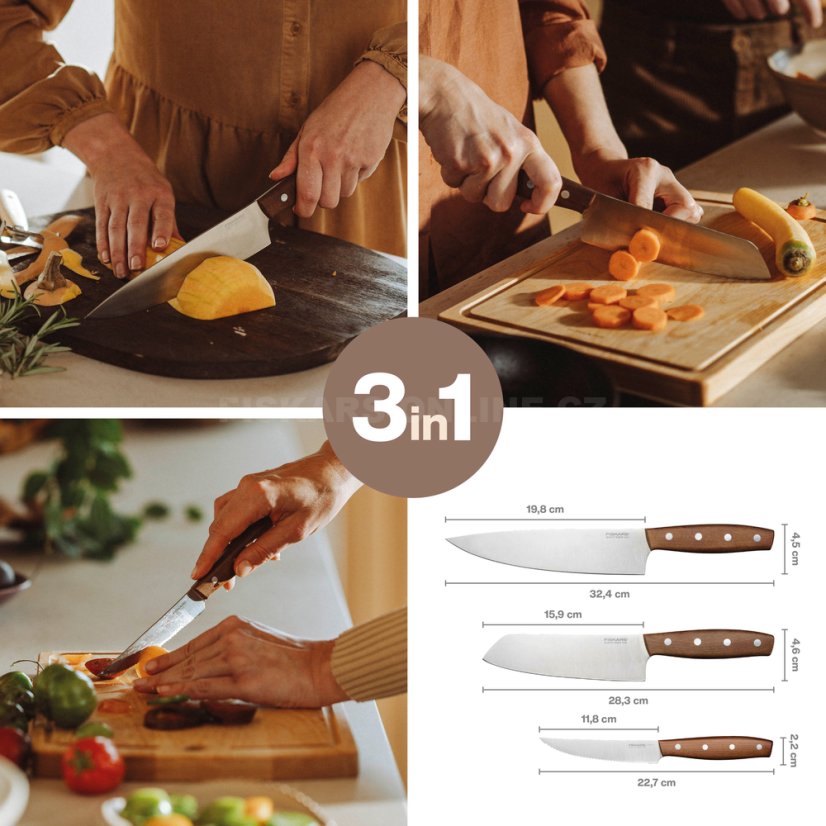 Sada kuchyňských nožů Folken 3ks