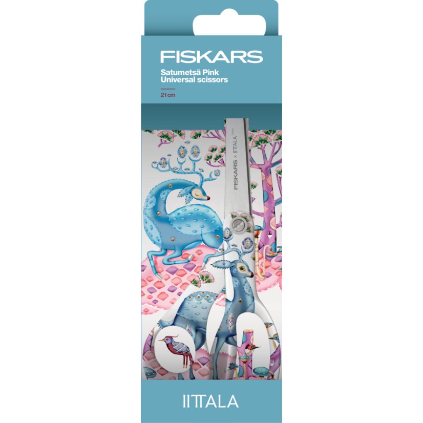 Univerzální nůžky Fiskars FXI Satumetsä růžové