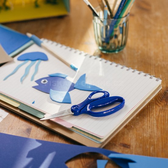 Dětské nůžky Fiskars 15 cm (8+) modré