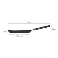Panvica na omelety, palacinky Fiskars Hard Face
