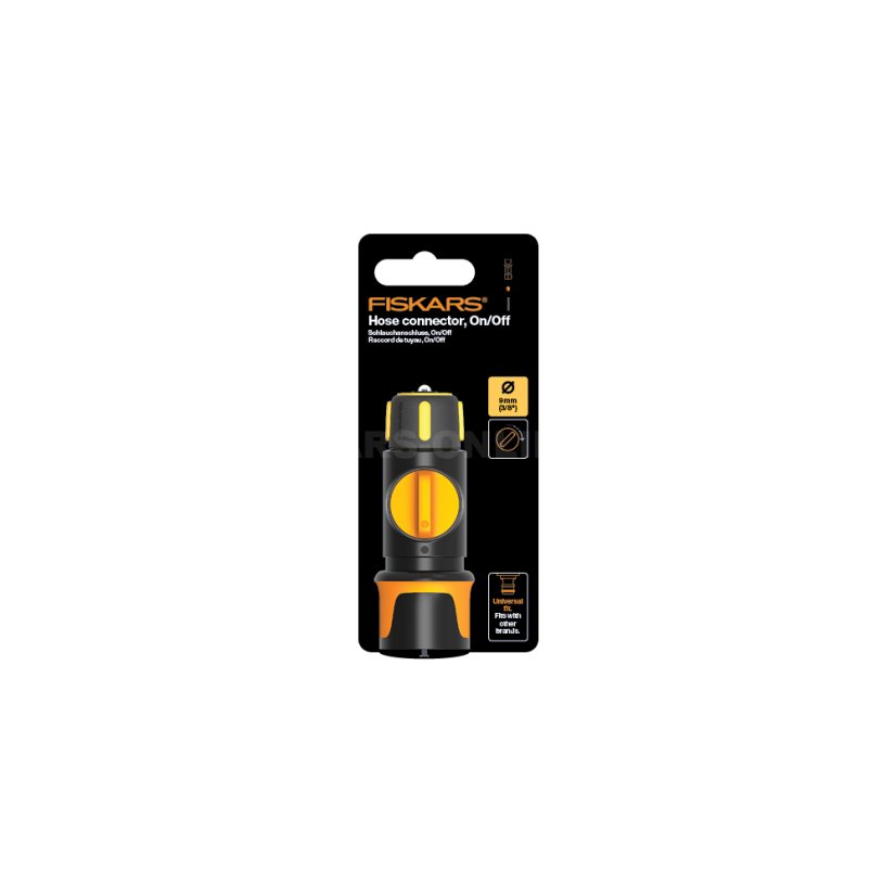 Rychlospojka Fiskars Comfort s ventilem 9mm (3/8”)