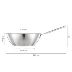 Wok panvica Fiskars All Steel