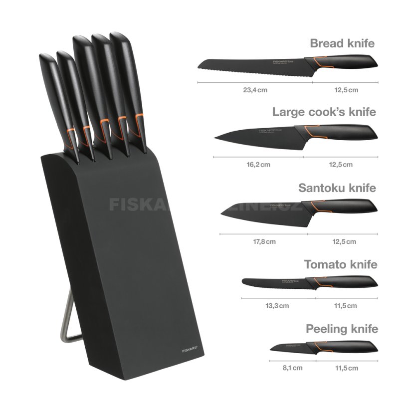 Sada nožů Fiskars Edge v bloku