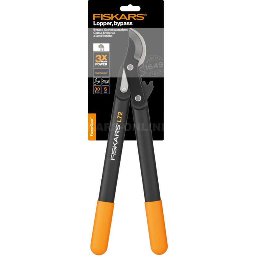 Dvouruční nůžky Fiskars, nůžková hlava L72