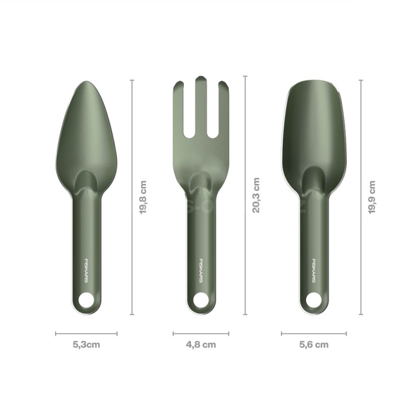 Sada nářadí Fiskars na kultivaci, 3 ks