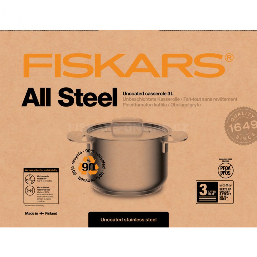 Hrnec Fiskars All Steel 3,0 l