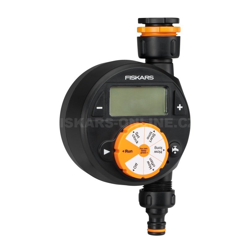 Zavlažovací časovač Fiskars, jeden výstup
