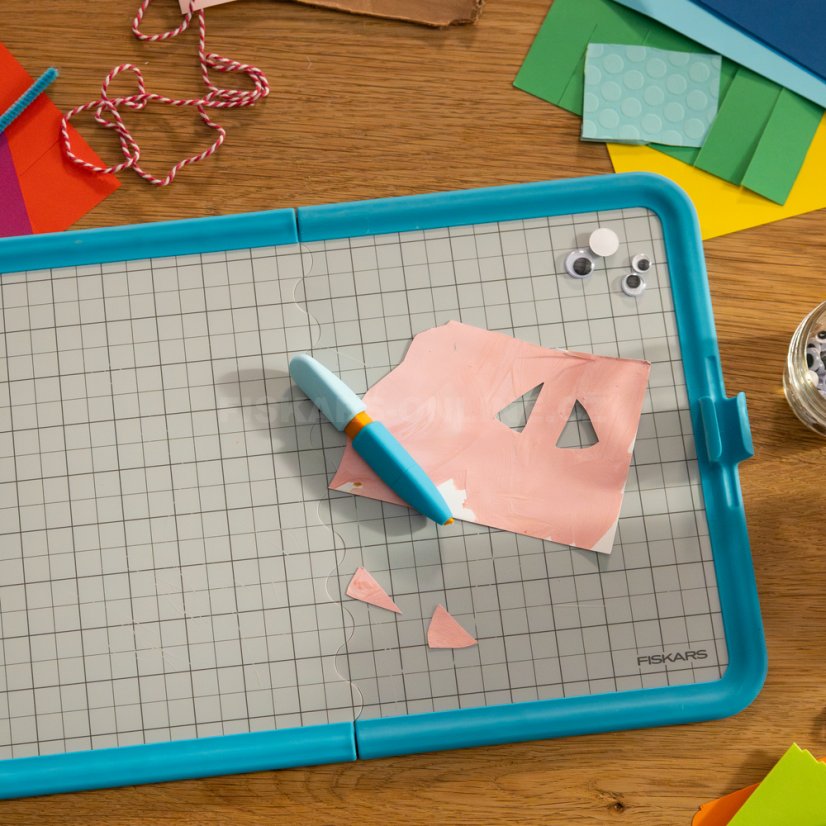 Řezací pero s podložkou Fiskars pro děti