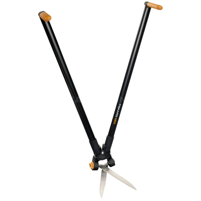 Pákové nůžky na trávu a na živý plot Fiskars GS53