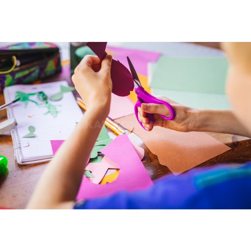 Dětské nůžky 15 cm, fialové