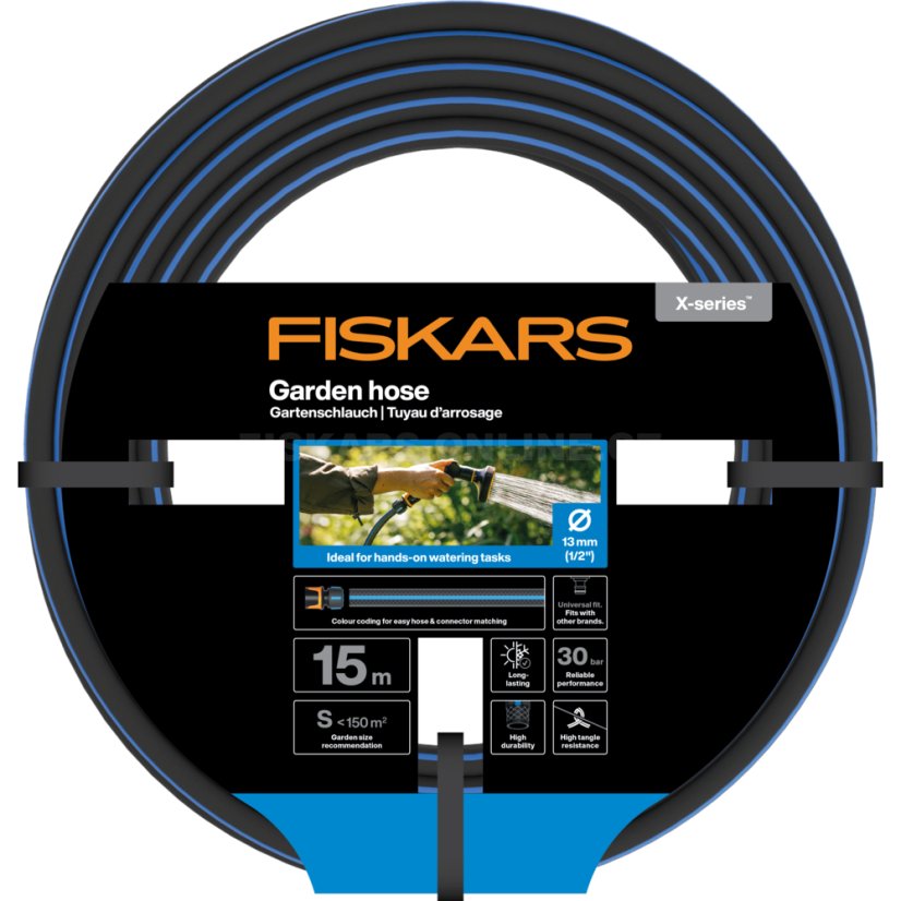 Zavlažovací hadice Fiskars X-series™ 1/2" 15 m