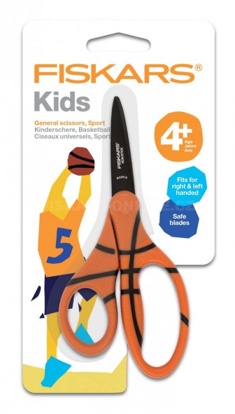 Dětské nůžky basketbal 13 cm