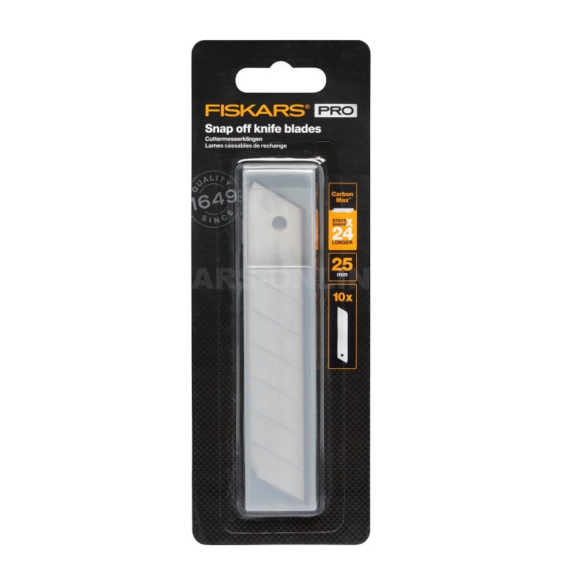 Fiskars CarboMax břity pro odlamovací nůž 25 mm, 10 ks