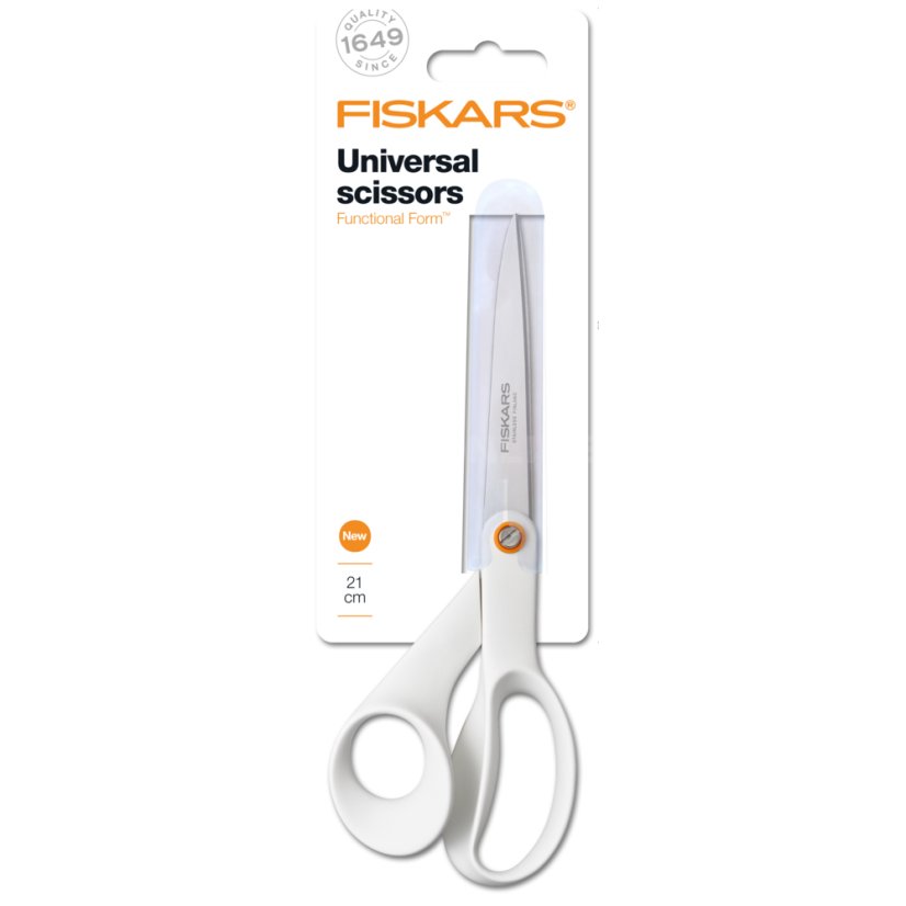 Nůžky Fiskars Functional Form™ 21 cm bílé