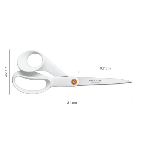 Nožnice Fiskars Functional Form™ 21 cm biele