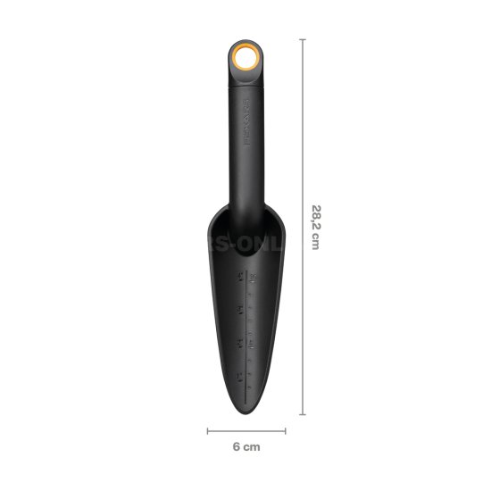 Přesazovací lopatka Fiskars černá