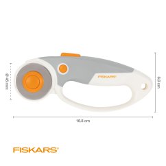 Řezací kolečko na látku Fiskars Titanium 45 mm