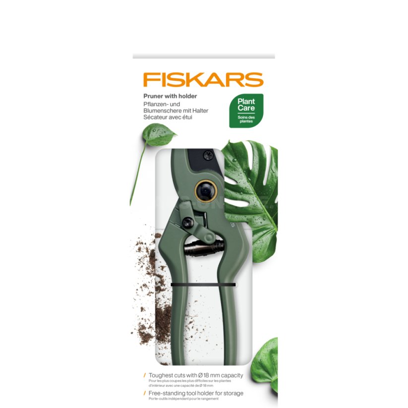 Zahradní nůžky s pouzdrem pro domácí pěstování Fiskars 1075314