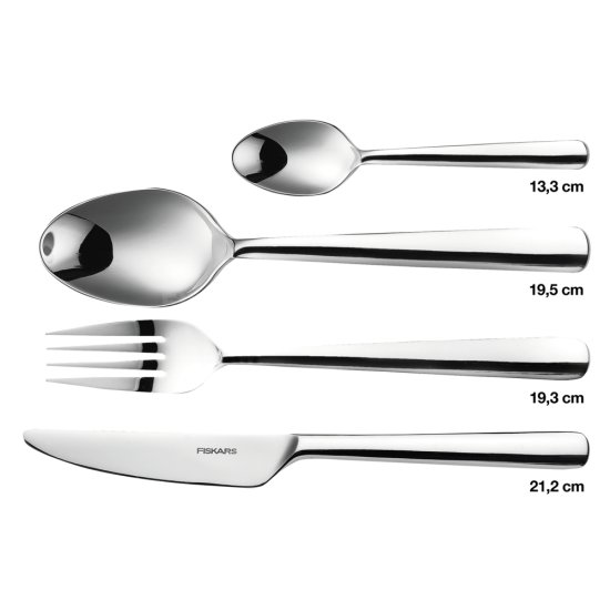 Lesklá súprava príborov Fiskars 24 ks