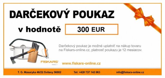 Darčekový poukaz Fiskars 200 €