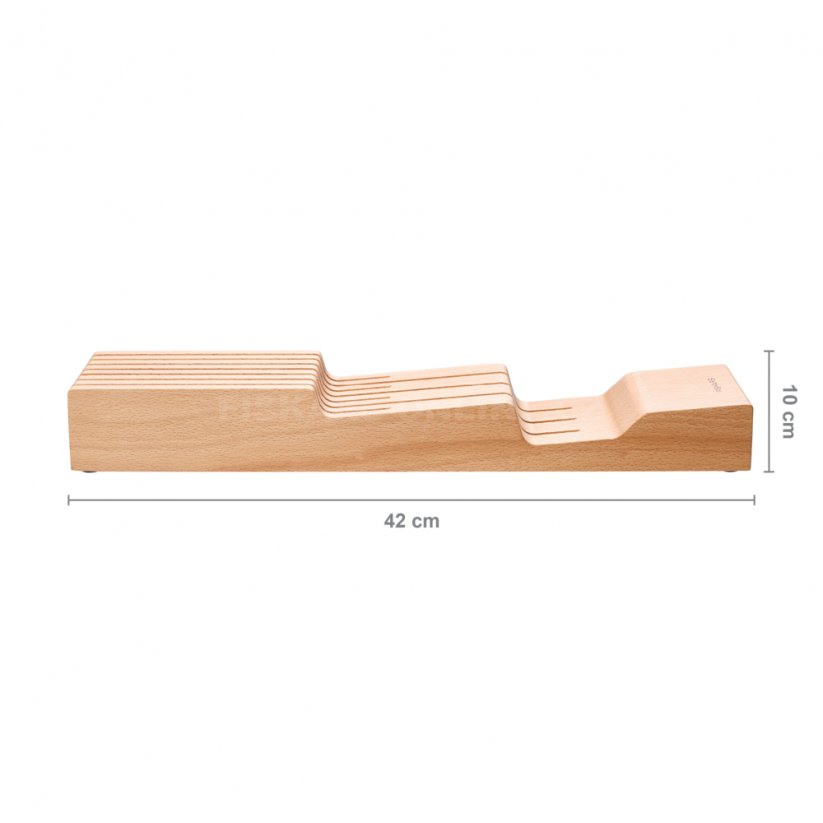 Dřevěný blok na nože do šuplíku Fiskars