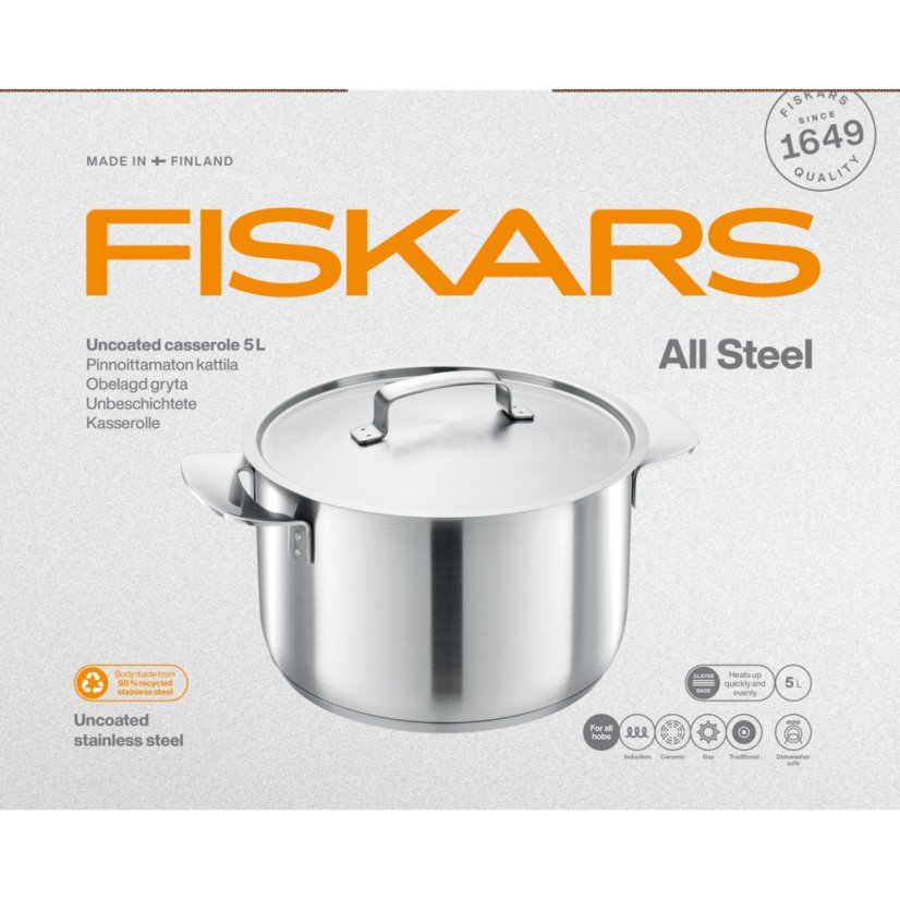 Hrniec Fiskars All Steel 5,0 l
